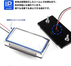 サイドマーカー LED 24V ストリートショルダーライト防水 IP67 12V/24V トラック、スクエアマーカー付きホワイト(ショルダーライト) DC10V-50Vフル発光非極性LEDマーカーライト (2セット、ホワイト)