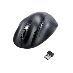 【新品 未使用 未開梱】 エレコム　ELECOM　マウス EX-G PRO XLサイズ 抗菌 [BlueLED /無線(ワイヤレス) /8ボタン /Bluetooth・USB] ブラック　M-XGXL50MBSKBK