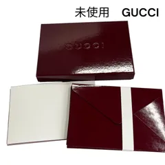 未使用　GUCCI グッチ　便箋　ポストカード　セット　レターセット　赤、レッド　白　M5P022
