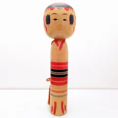 C180 こけし　伝統こけし　新山学　可愛いこけし　日本人形　日本伝統こけし 宮城伝統こけし 弥治郎系】新山吉紀工人@yajiroukokesimura 新山