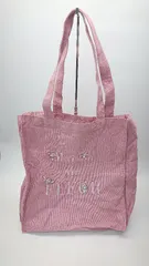 ◇ Maison de FLEUR×マイメロ ブランドロゴ、マイメロちゃん刺繍 トートバッグ ピンク レディース E  【1301230017899】