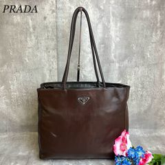 ✨良品✨ PRADA プラダ ワンショルダーバッグ トートバッグ ロゴ型押し 