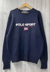 RALPH LAUREN ラルフ ローレン ニット セーター 古着 Lサイズ ネイビー