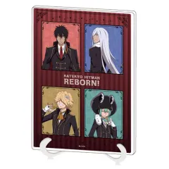 【中古】アクリルスタンド・アクリルパネル 23.コマ割りデザイン(描き下ろしイラスト) アクリルアートボード(A5サイズ) 「家庭教師ヒットマンREBORN!」