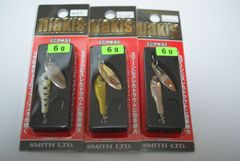 スミス　ニアキス ６ｇ NIAKIS　 6g　　3枚セット　シルバー　ゴールド　ヤマメ