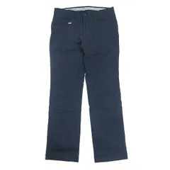 H■アディダス テーラーメイド/adidas グラフチェック柄 ストレッチゴルフパンツ【79】紺/MENS■125【中古】