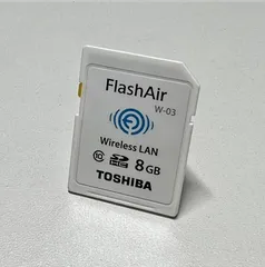 TOSHIBA （64-2)【動作OK】東芝 FlashAir W-03 8GB / SDHC SDカード / Class10 / Wi-Fi 無線LAN 初期化済 [10枚セット]