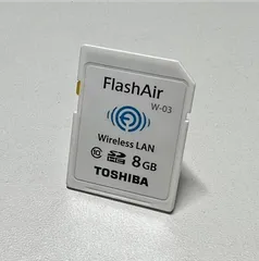 ♪TOSHIBA FlashAir W-03 8GB SDHCカード Class10 無線LAN/Wi-Fi搭載 1枚♪