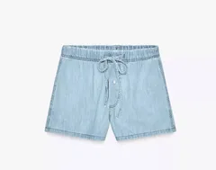 極美品ZARA(ザラ)ライトブルーデニムショートパンツ