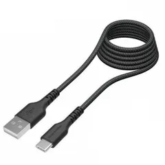 tamas 多摩電子工業 USB2.0 Type-C/USBケーブル 2.0m 2m ソフトタフケーブル TH269CAT20K タイプC 充電ケーブル 急速充電対応
