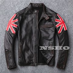 カウハイド スタンダードスタイル シングルライダース レザージャケット メンズ 革ジャン イタリアンレザー ヴィンテージ加工 牛革
