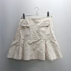 ◇ Θ JILL STUART ジル スチュアート KIKO MIZUHARA ミニ丈 プリーツ スカート サイズ表記なし ホワイト系 レディース E  【1409100038613】のサムネイル