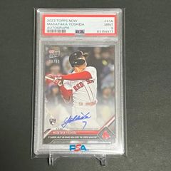 MLB☆吉田正尚 23 Panini 99枚限定直筆サインルーキーカード Yahoo!オークション -「吉田正尚サインカード」の落札相場・落札価格