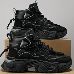 moncler LEAVE NO TRACE ダッドスニーカー ハイカット 黒 - メルカリ