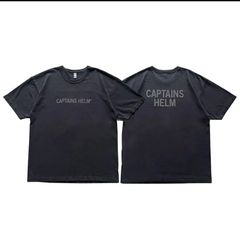 【美品】CAPTAINS HELM × PRE LA コラボ スウェット 黒 美品 CAPTAINS HELM DARK OCEAN LOGO TEE DRTの通販 by LOW
