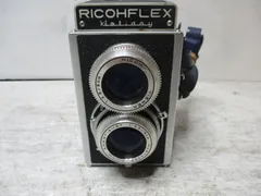 超希少 Ricohflex Dia 二眼レフカメラ 完全動作品 本箱 #7826 リコー 完動品◎RICOHFLEX DIA L 露出計付き 二眼レフ フィルム