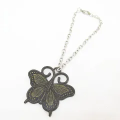 アナスイ ANNA SUI チャーム キーチェーン バッグチャーム 蝶モチーフ ブロンズ系 カニカン アクセサリーのサムネイル