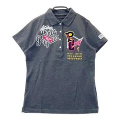 サイズ：0 PEARLY GATES パーリーゲイツ  半袖ポロシャツ  グレー系 [240101406528]# ゴルフウェア レディース ストスト