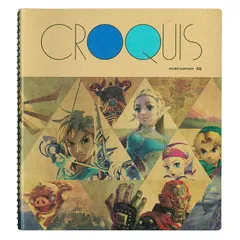 【新品・公式】ゼルダの伝説 神々のトライフォース ZZ23 BOTW クロッキーブックSQ（BOTW） 公式グッズ colleize コレイズ