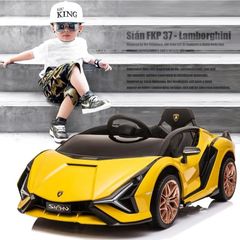 【展示品 完成車】乗用ラジコンカー ランボルギーニシアン＜イエロー＞