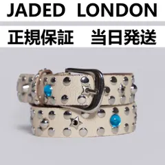 jaded london 　ワイド　アイレットベルト　正規品　新品未使用 jaded london ワイド アイレットベルト 正規品 新品未使用