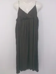 ◇ URBAN RESEARCH シワ加工 ギャザー キャミソール ロング ワンピース サイズF ダークブラウン系 レディース P  【1307150017339】のサムネイル