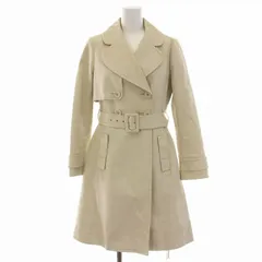 ケイトスペード KATE SPADE トレンチコート 裏地ボーダー ベルト付き アウター 2-A M ライトベージュ NJMU4604A /YMのサムネイル