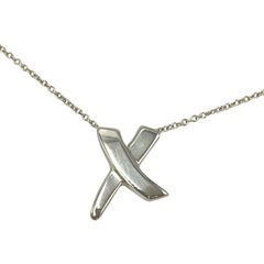 ティファニー TIFFANY&Co. ネックレス パロマピカソ キス クロス シルバー925 レディース