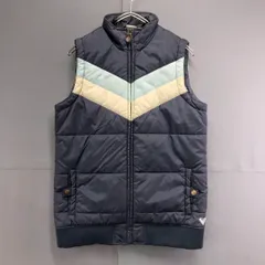 ROXY ナイロンベスト キルティング レディースM紺