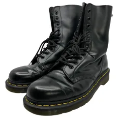 DR.MARTENS(ドクターマーチン) 10 Hole Boots 10 ホール ブーツ 1490 8(26cm程度) ブラック ロング レースアップ レザー ブーツ