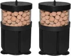 PLEAVIT 水槽 スポンジフィルター 投げ込み式フィルター 大型 ろ過 水質 交換 替え ろ材付き( 2個セット)