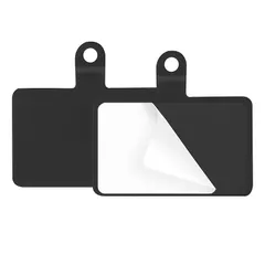 [Doormoon] ストラップホルダー スマホショルダー スマホ ストラップホルダー 矩形パッチ スマホストラップ 携帯ストラップ 2枚パッチ付き 全機種対応 紛失防止 アイフォン/名札など適応 (ブラック