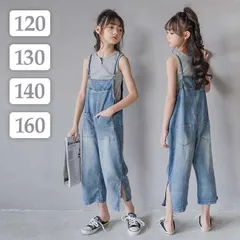 120 130 140 160 S M 〔 デニムロングサロペット 〕 オーバーオール サロペット パンツ デニムパンツ 子供服 キッズ 女の子 レディース 親子コーデ お揃い USJ ユニバーサルスタジオ ユニバ ミニオン コスプレ 衣装 ハロウィン