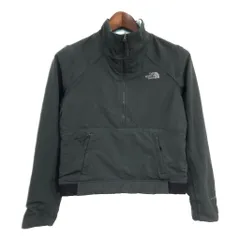 THE NORTH FACE ノースフェイス リバーシブル ハーフジップ フリースジャケット アウトドア グレー (レディース S) 中古 古着 S6631