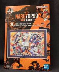 BANDAI SPIRITS 이치 반 쿠지 NARUTOP99 호화 絢爛忍絵巻 A상 양면 비주얼 보드 NARUTOP99 기념 기시모토 사이사 신작 일러스트