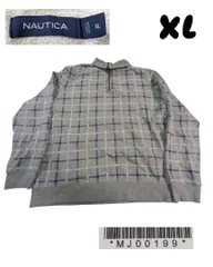 NAUTICA ハーフジップスウェットトレーナーXL