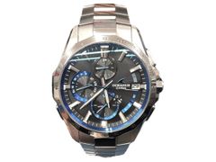 CASIO (カシオ) OCEANUS 腕時計 OCW-S4000 シルバー×ブルー メンズ/004