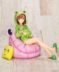 御坂美琴 フード☆るっく ゲコ太ver. フィギュア + 限定タペストリー