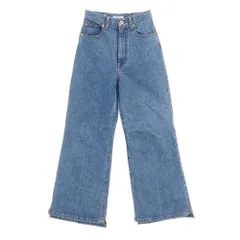 中古】ナウンレス NOUNLESS カマーバンド フレア デニムパンツ  