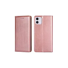 iPhone 11 ケース イフォン11 スマホケース 手帳型 携帯カバー レザー 耐衝撃 軽量 着脱しやすい 放熱性 マグネット式 カード収納 スタンド機能 iphone 11 対応 360度保護 PinLiSheng (ライトローズゴールド, ipho 1