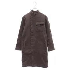 Maison Margiela (メゾンマルジェラ) ここのえ フロントポケット スタンド ジップアップ ロングコート ジャケット ブラウン 332A02486248のサムネイル