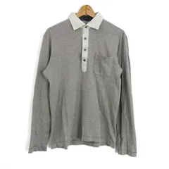 ポールスミス ポロシャツ 長袖 トップス コットン100% レディース Lサイズ グレー系 Paul Smith 【中古】のサムネイル