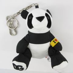 DOLCE&GABBANA ドルチェ アンド ガッバーナ 呪術廻戦コラボ パンダ バックチャーム キーホルダー ポリエステル メタル ホワイト レディース【中古】【送料無料】