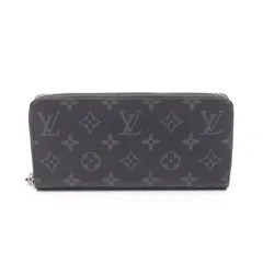ルイ・ヴィトン LOUIS VUITTON ラウンド長財布 ジッピーウォレット ホリゾンタル モノグラムエクリプス M11611 ブラック その他 ジッピーウォレット・ホリゾンタル