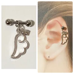 天使の羽 シルバー ボディピアス