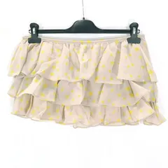 新品 正規品 レノッチ LENOTCH スカート 1サイズ 2サイズ レディース Sサイズ Mサイズ グレージュ レディース ミニ丈スカート ティアード フレア 星柄 アウトレット 2711-62043