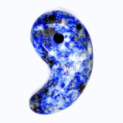 ラピスラズリ　35ｍｍ勾玉　[NO.2]     ☆天然石　高品質