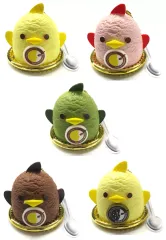 【中古】キーホルダー 全5種セット 「ぴよりん×カレーハウスCoCo壱番屋 ミニチュアマスコット」