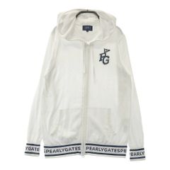 サイズ：0 PEARLY GATES パーリーゲイツ  ニット ジップパーカー  ホワイト系 [240101487423] ゴルフウェア レディース ストスト