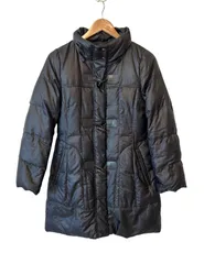 Z1545 23区　ニジュウサンク　ダウンコート　レディース　ブラック　黒　サイズ38